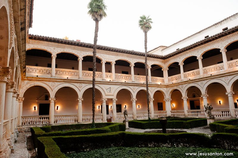 Fotografía del claustro del Monasterio San Bartolomé de Lupiana